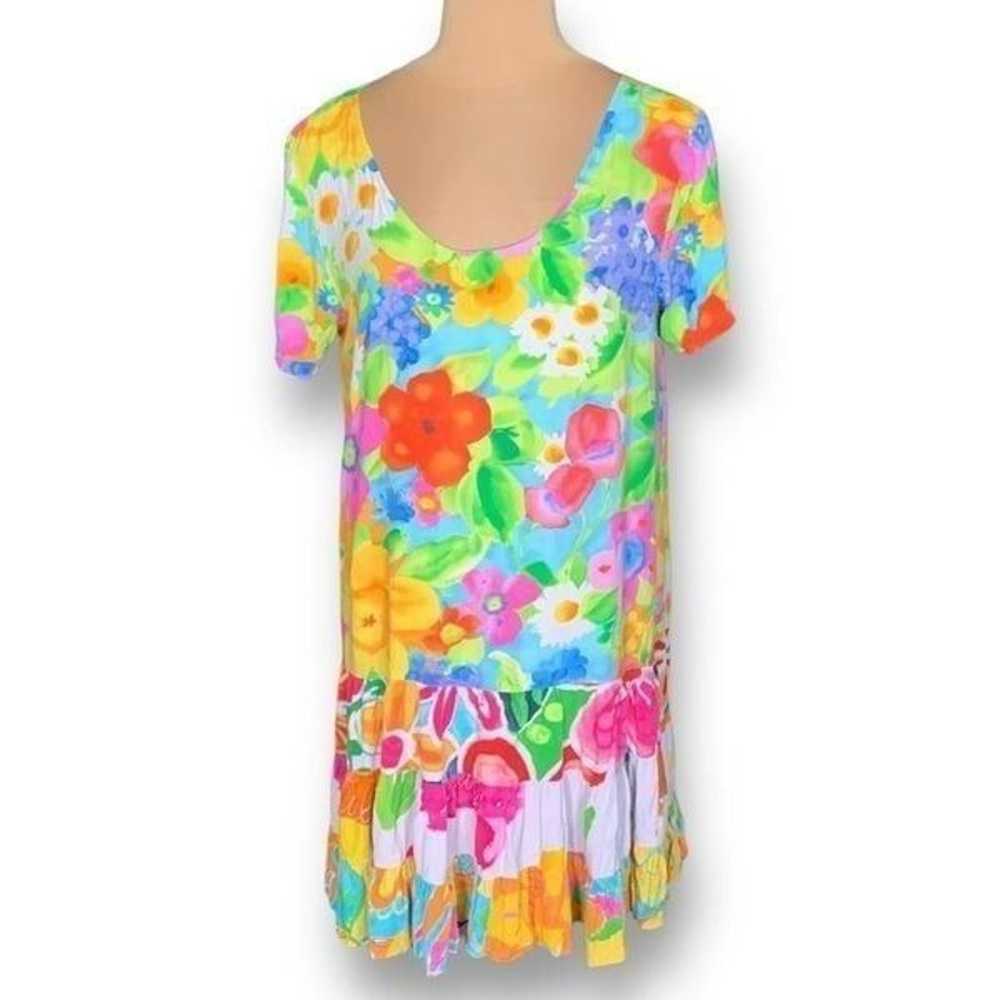 Jams World Hattie Dress Hoki Poki Floral Print Sh… - image 1