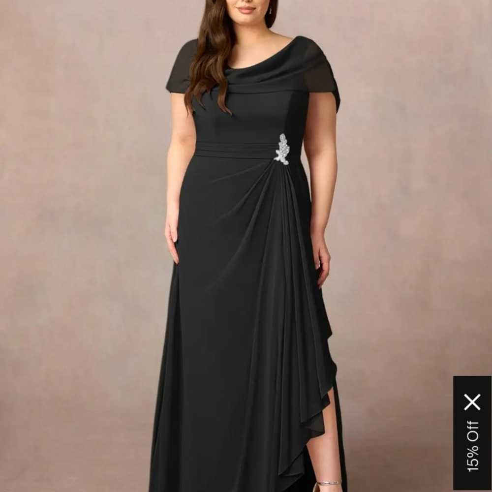 Size 20 formal black dress - image 4