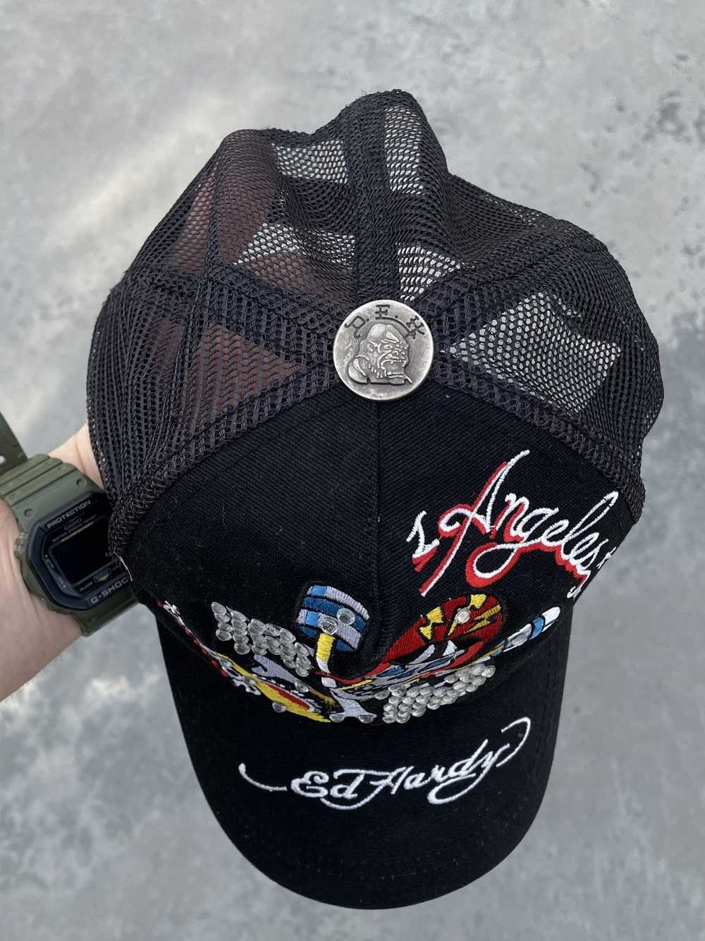 Ed Hardy × Hat × Vintage Vintage Ed Hardy Y2K Sku… - image 7