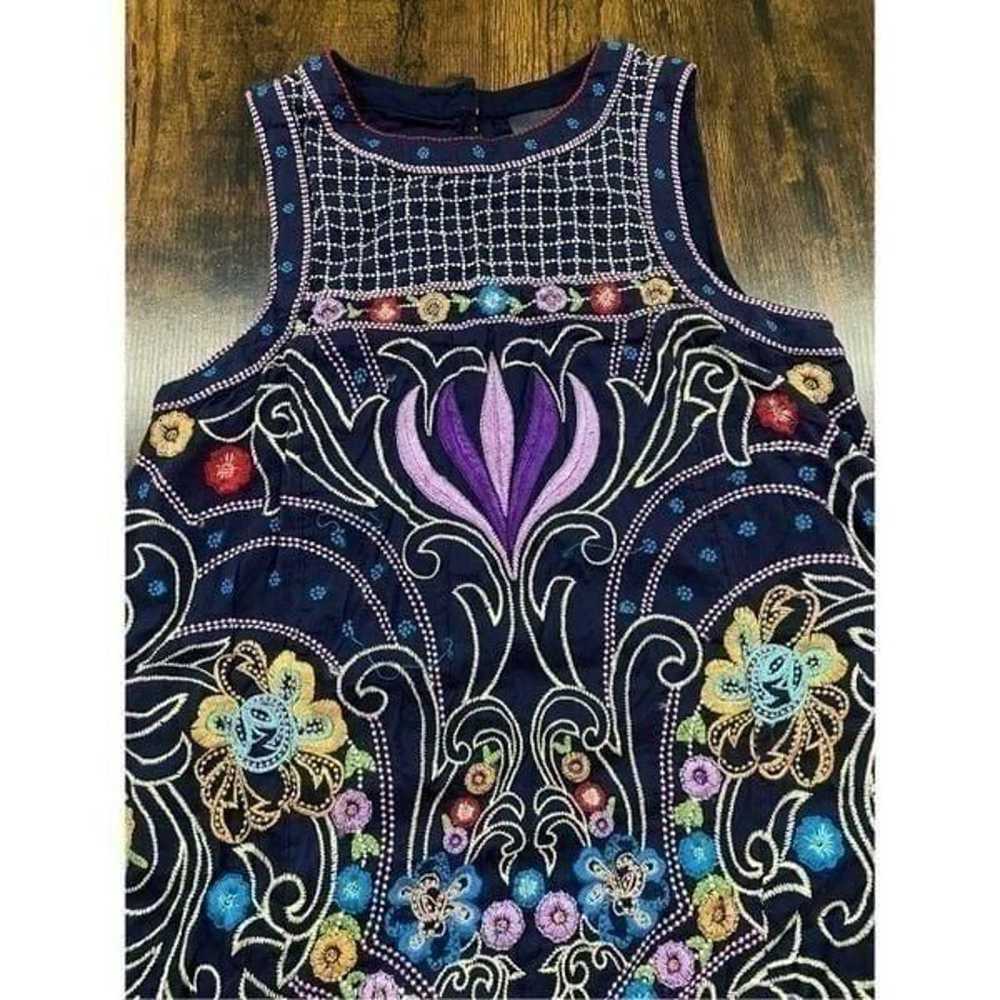 Maeve Anthropogie Kira Embroidered Tunic Dress SZ… - image 11