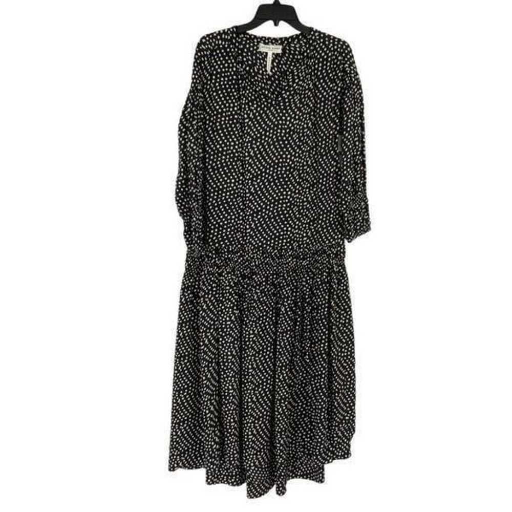 Apiece Apart Ela Maxi Dress Black Dot Size Small … - image 3