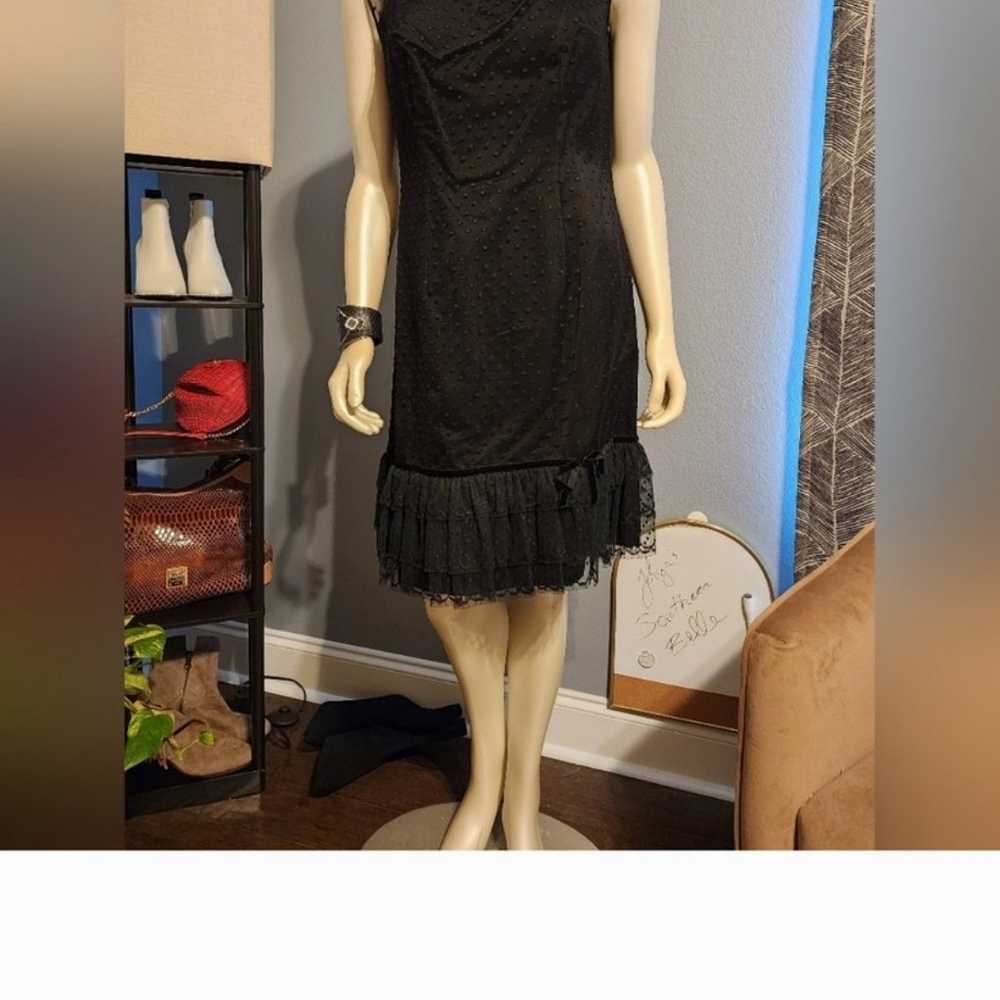 Gorgeous black dress made in France - image 2