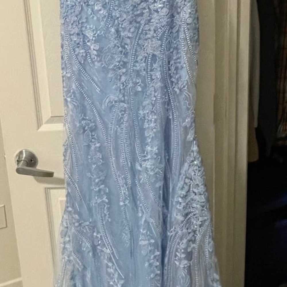 Baby blue prom dress - image 2