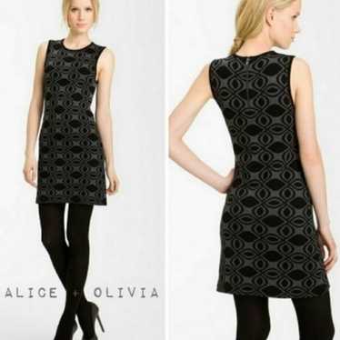 ALICE + OLIVIA Merino Wool Sleeveless Sweater Dres