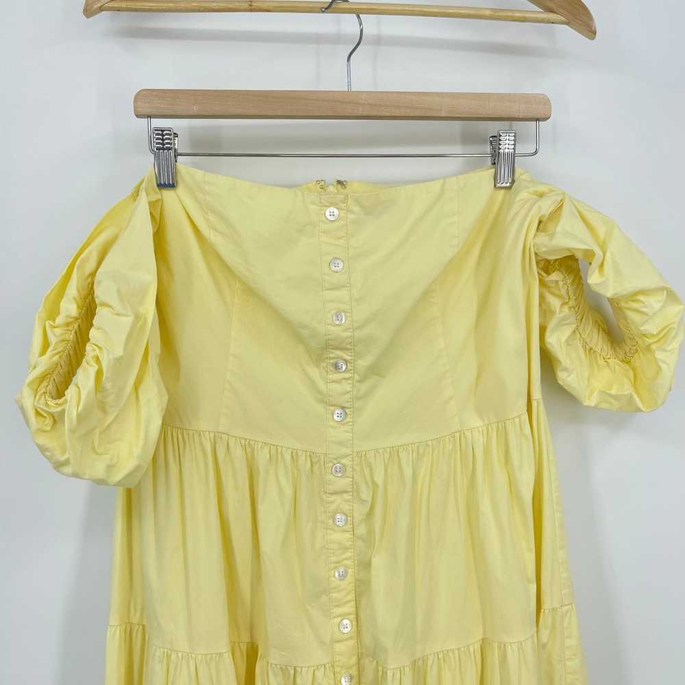 STAUD | Elio Pale Yellow Puff Sleeve Cottagecore … - image 7