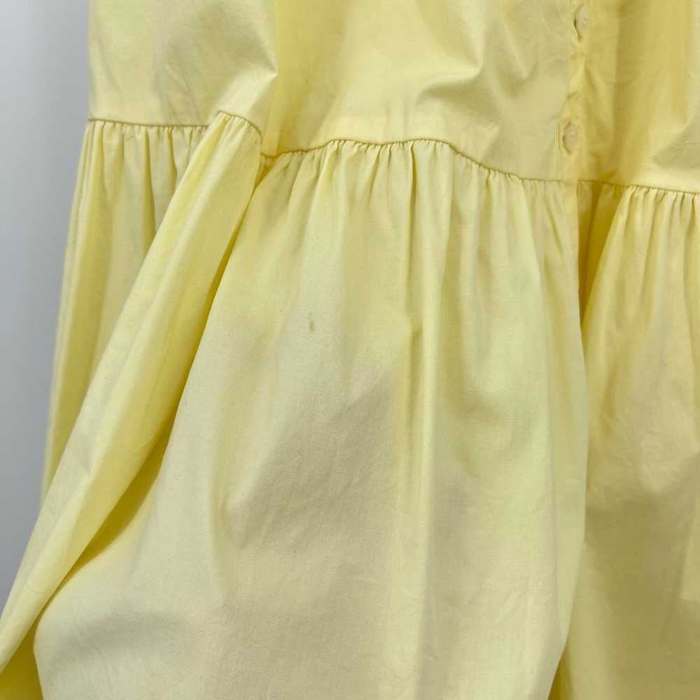 STAUD | Elio Pale Yellow Puff Sleeve Cottagecore … - image 8