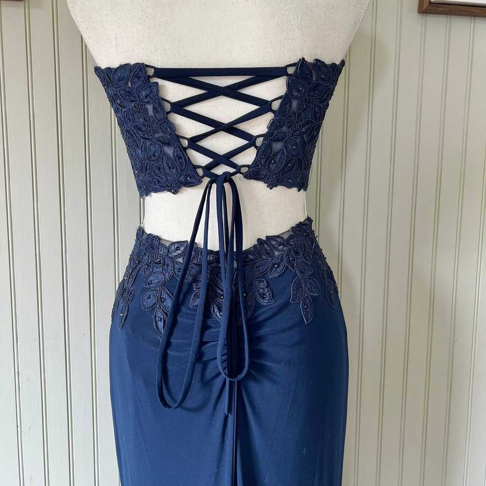 Favianna Strapless Corset 2 Piece Jersey Evening … - image 9