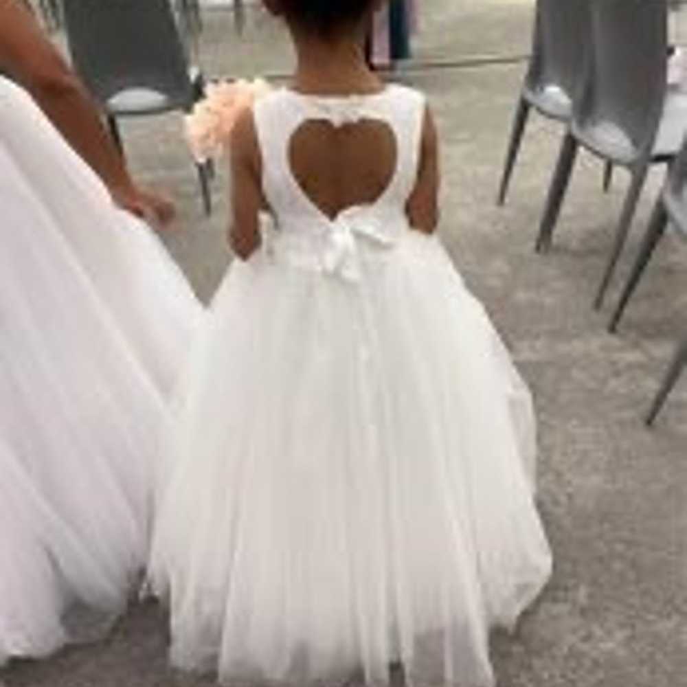 Flower girl dress size 10 - image 2