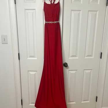 Red prom dress - image 1