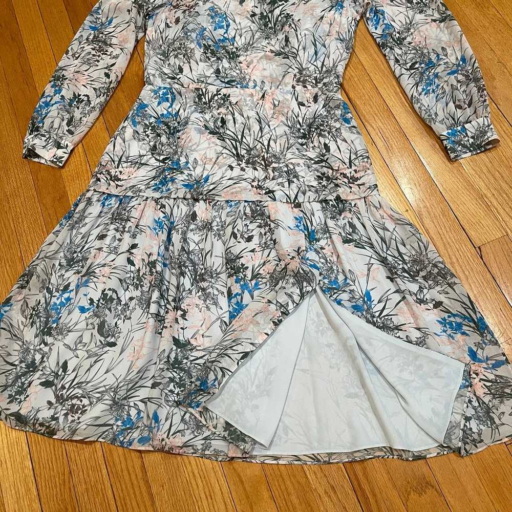 Reiss Nyla Silk Dress Womens Size 10 Floral Long … - image 11