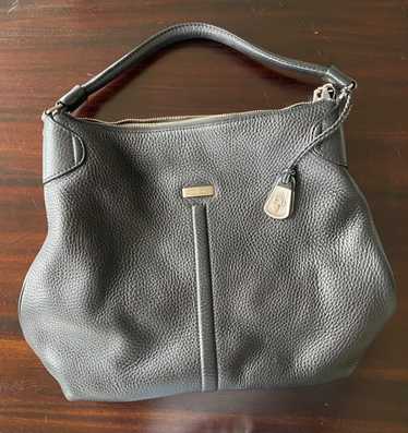 Cole Haan Black Pebbled Leather Bag Purse EUC $400