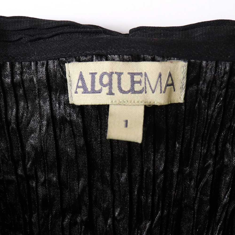 Alquema Nehru Coat Dress Black 1 Medium Handmade … - image 7