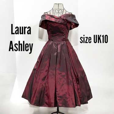 Laura Ashley Luxury Classic Dress Party Glossy Wi… - image 1