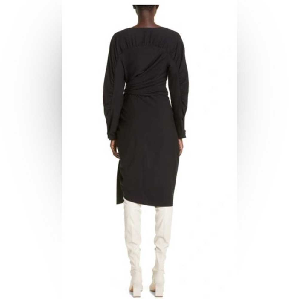 Dries Van Noten Dabrina Long Sleeve Wrap Dress, s… - image 3