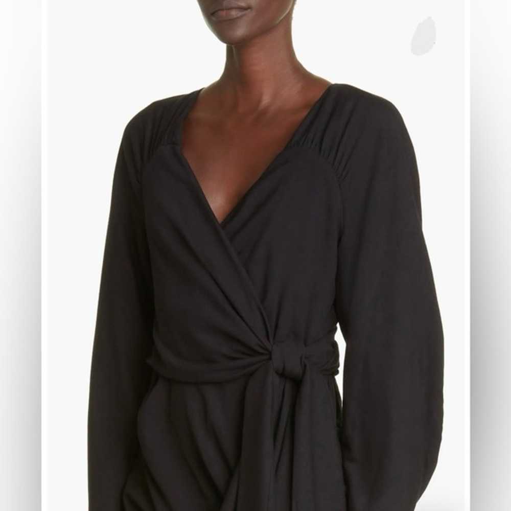 Dries Van Noten Dabrina Long Sleeve Wrap Dress, s… - image 5