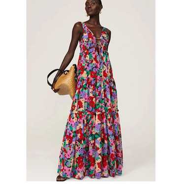 Nicholas Myla Floral Silk Blend Maxi Dress