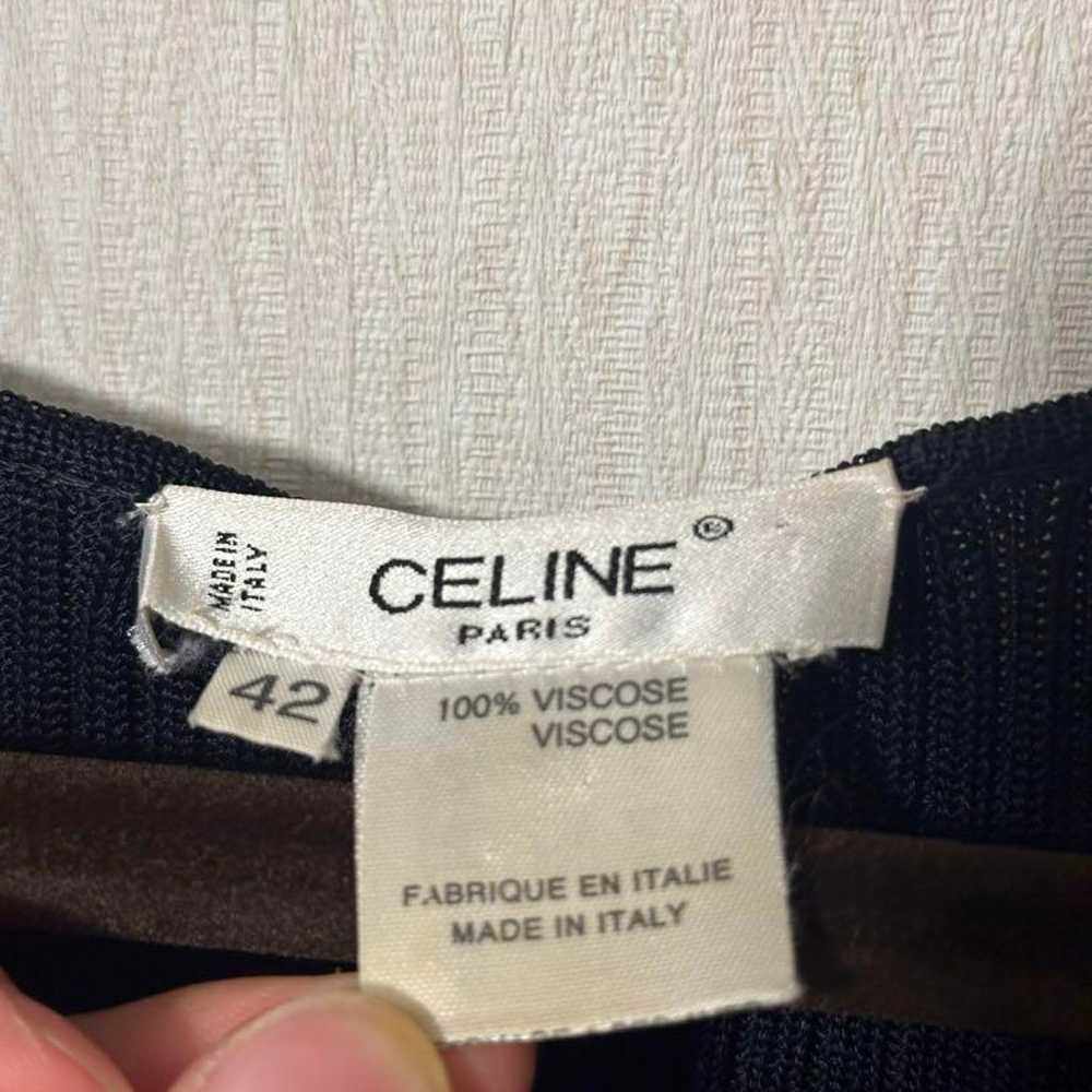 Celine 00s Viscose 2 Pocket ONE PIECE - image 7