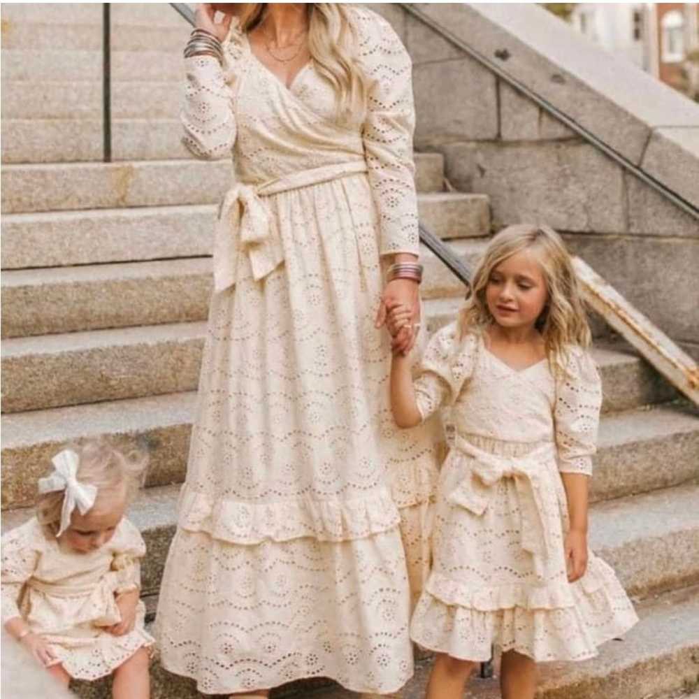 Ivy City Co ava dress mom and me eyelet matching … - image 1