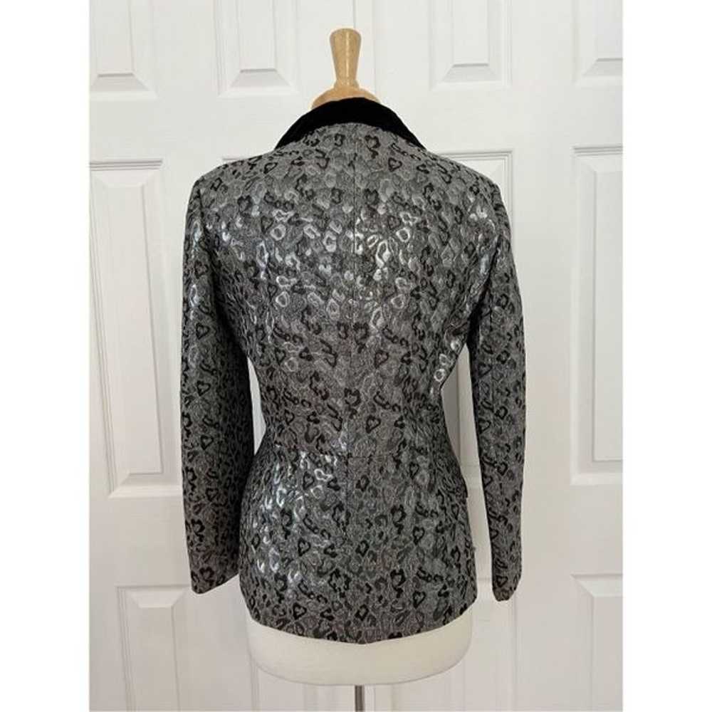 Sachin & Babi Womens Gray Metallic Animal Print H… - image 11