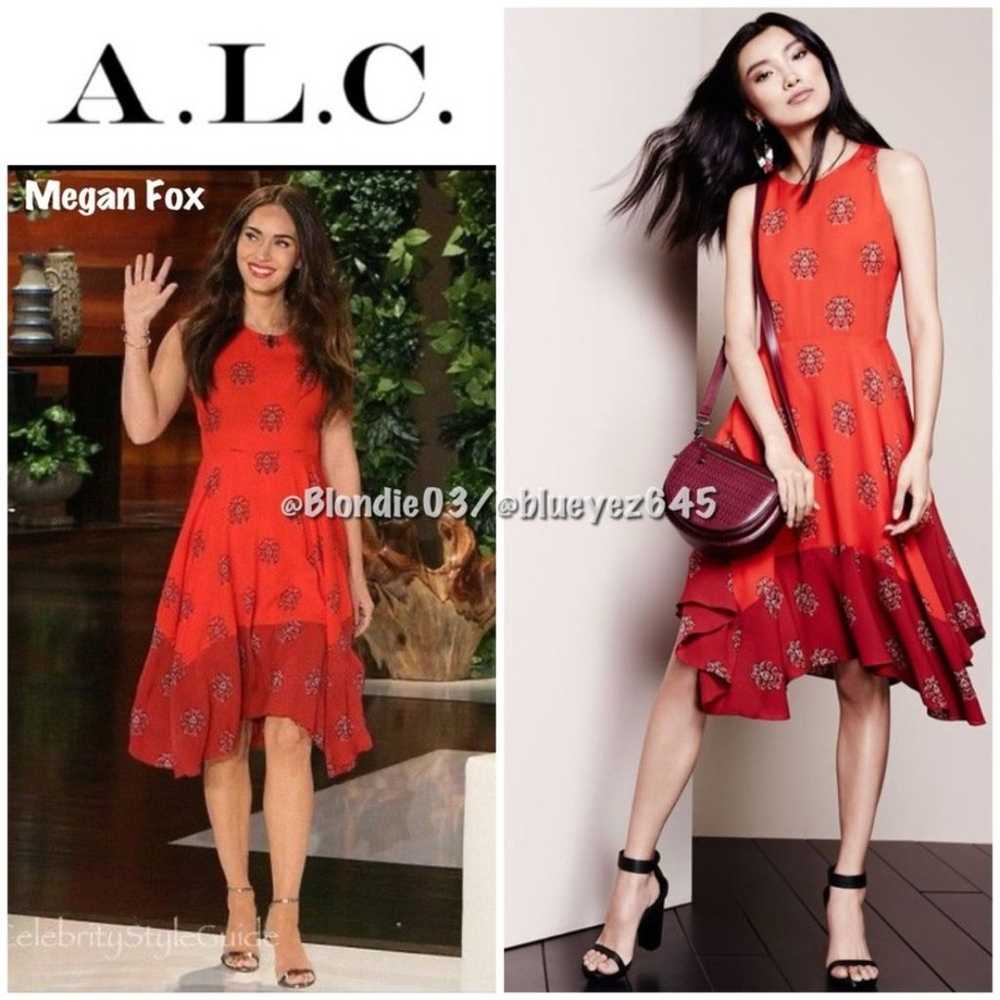 A.L.C “Elisa” red handkerchief dress 8 - image 1