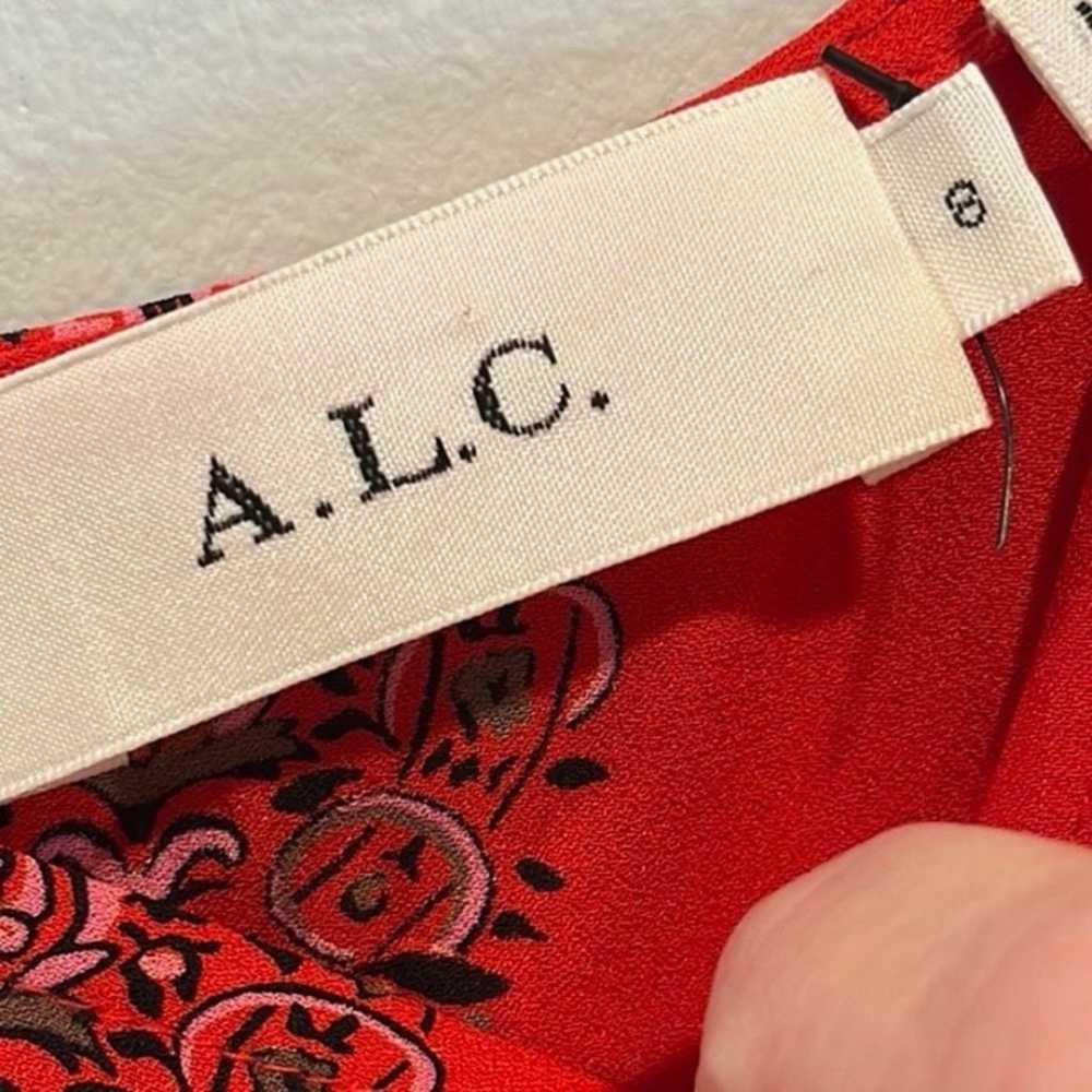 A.L.C “Elisa” red handkerchief dress 8 - image 4