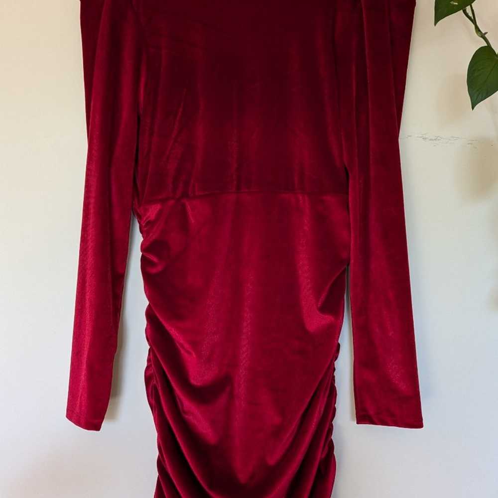 Red Velvet Dress - image 2