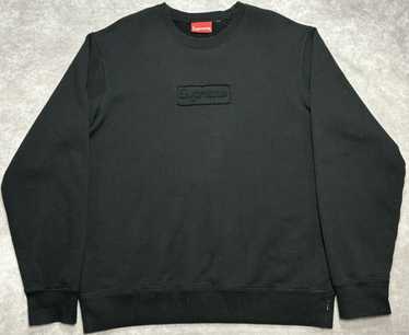 Supreme cutout logo crewneck - Gem