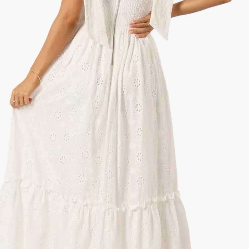 PETAL + PUP  Fiora Eyelet Embroidery Maxi Dress N… - image 2