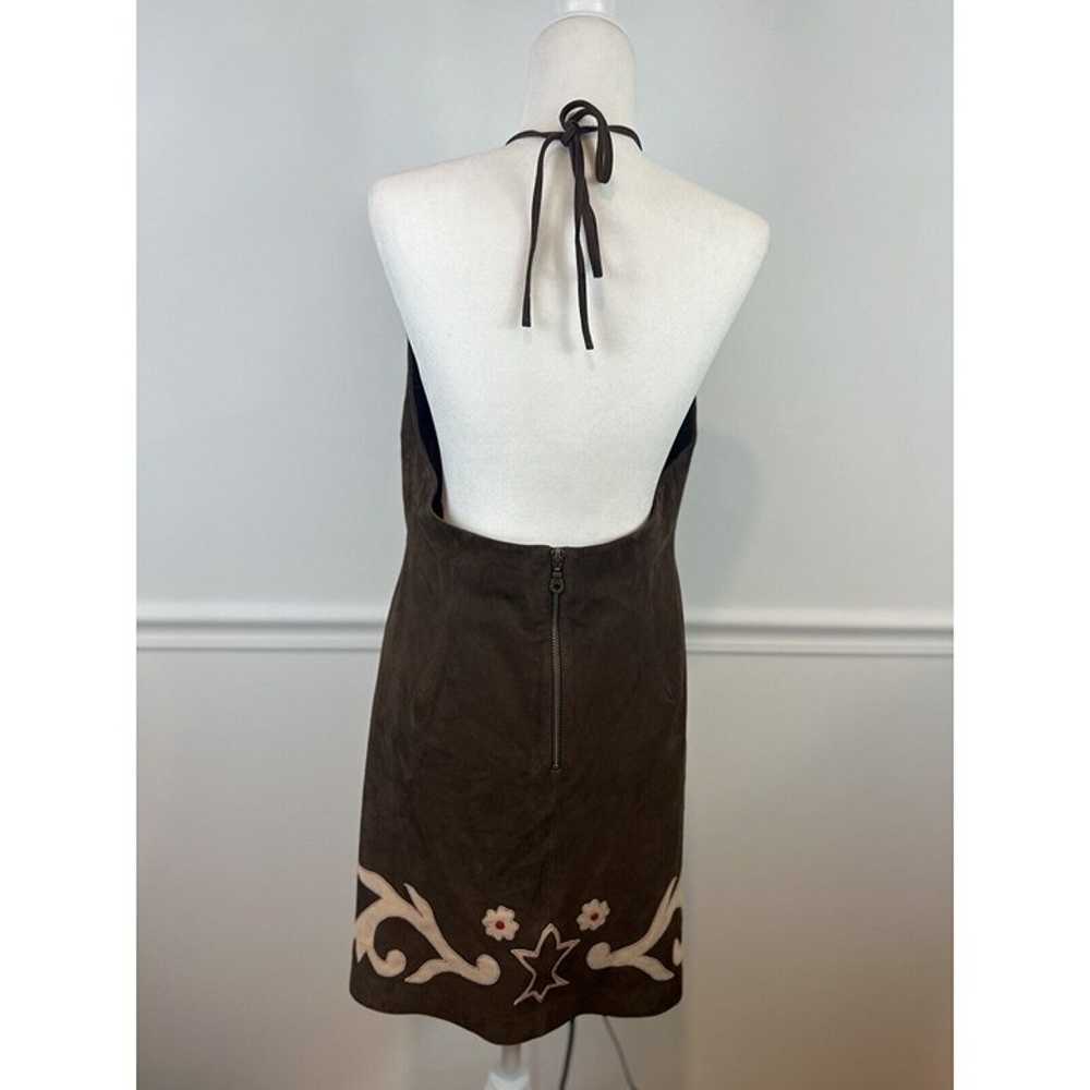 Free People Sienna Suede Halter Mini Dress Large … - image 4