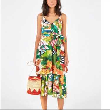 Farm Rio Tropical Fair Midi Dress