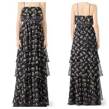 Jill Jill Stuart Floral Kiera Ruffle Gown