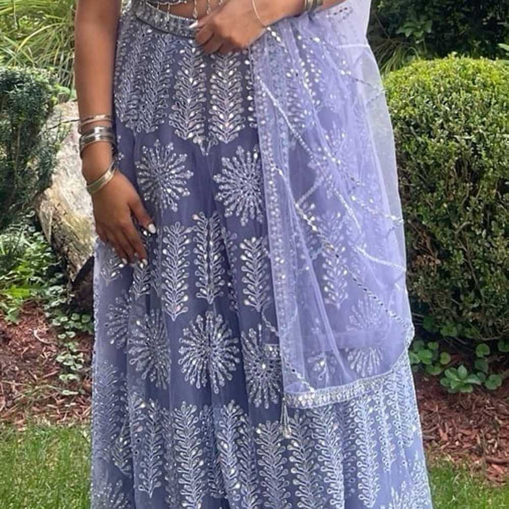 Periwinkle Lehenga - image 4