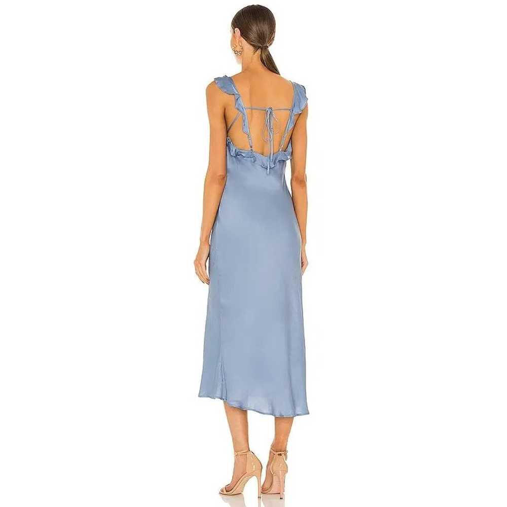 ASTR the Label Periwinkle Rina Dress L Ruffled St… - image 3