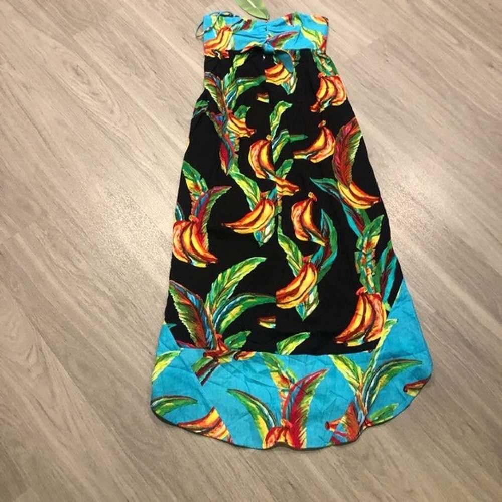 FARM RIO Banana Printed Long Maxi Dress Size: Lar… - image 2