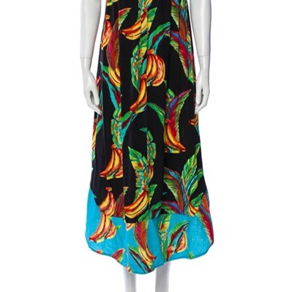 FARM RIO Banana Printed Long Maxi Dress Size: Lar… - image 6