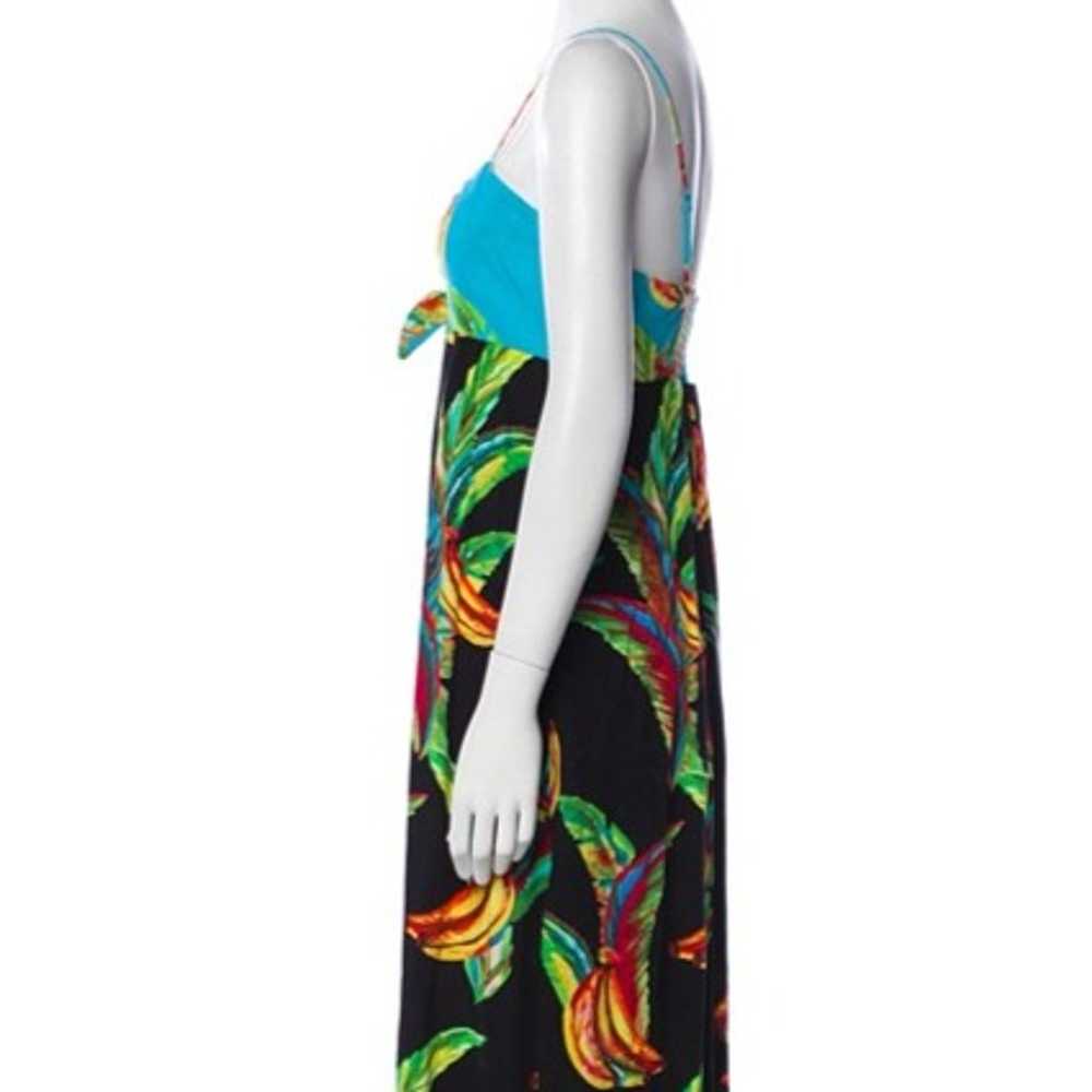 FARM RIO Banana Printed Long Maxi Dress Size: Lar… - image 7