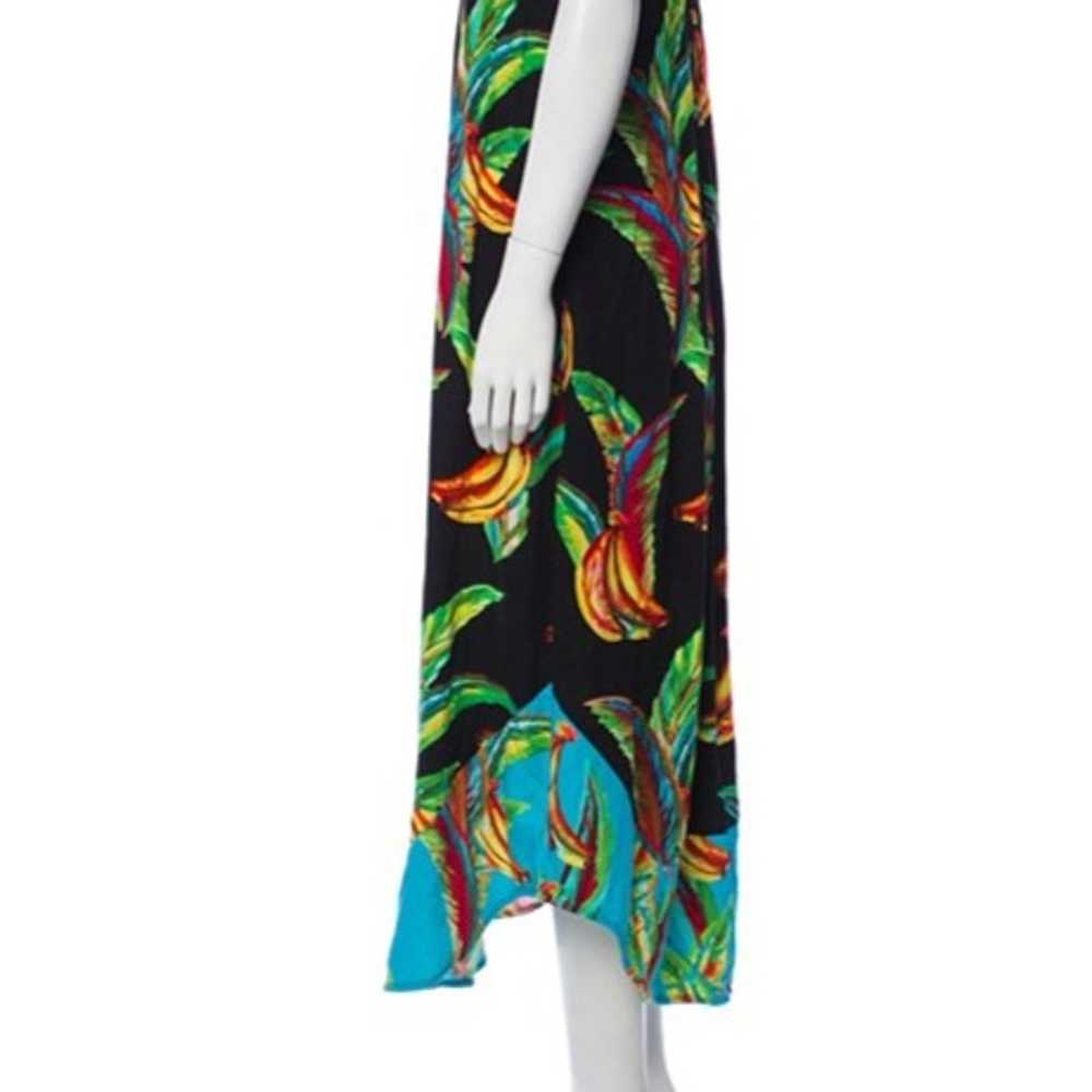 FARM RIO Banana Printed Long Maxi Dress Size: Lar… - image 8