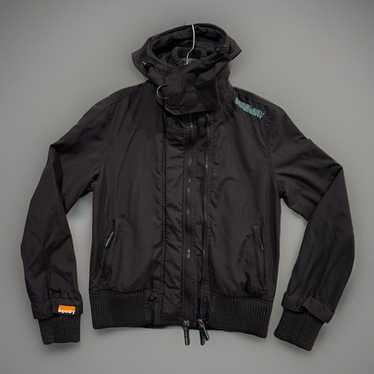 Superdry Japan Windbomber Jacket Womens Coat Black Ou… - Gem