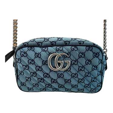 Gucci Marmont cloth clutch bag