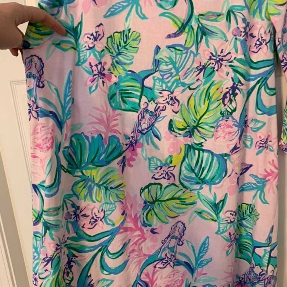 Lilly pulitzer xl linden dress mermaid - image 2