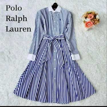 Polo Ralph Lauren Long Shirt Dress with Ribbon, S… - image 1