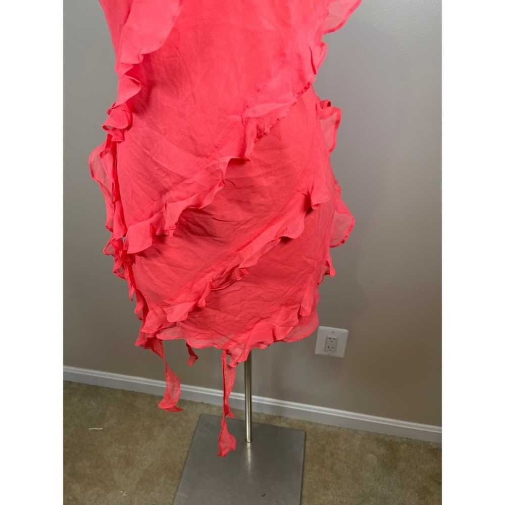 Amanda Uprichard Belladonna New Fluro Ruffle Mini… - image 5