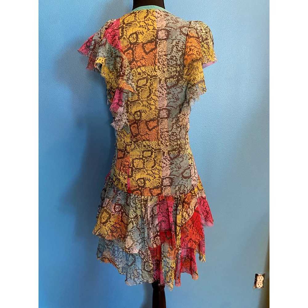 NWOT LE SUPERBE Summer Dress Mini RTL $525 Rainbo… - image 2