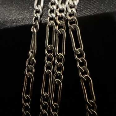 Sterling Silver 40 Inch Figaro Chain - image 1