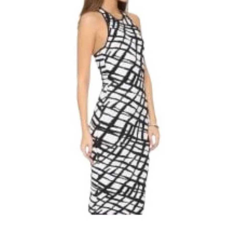 Ronny Kobo Black and White Jacquard Esha Midi Str… - image 10