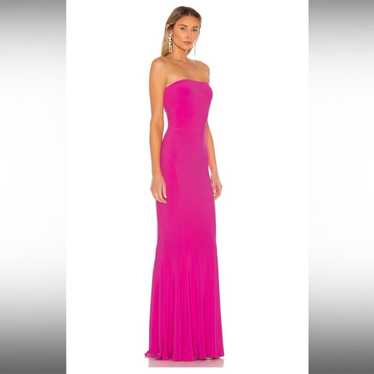 Norma Kamali x revolve strapless fishtail gown