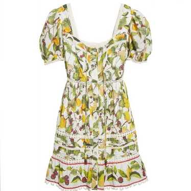 NEW! FARM Rio Orchard floral-print mini dress, SI… - image 1