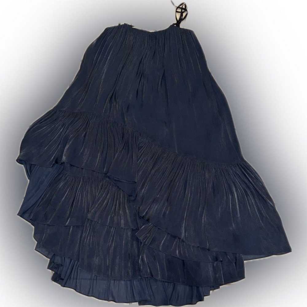 NWOT Cinq A Sept Soliel Pleated MIDI trapeze flar… - image 5