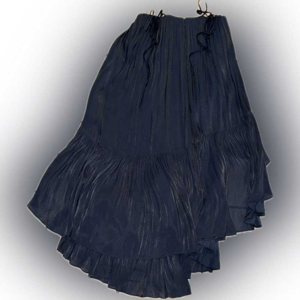 NWOT Cinq A Sept Soliel Pleated MIDI trapeze flar… - image 6