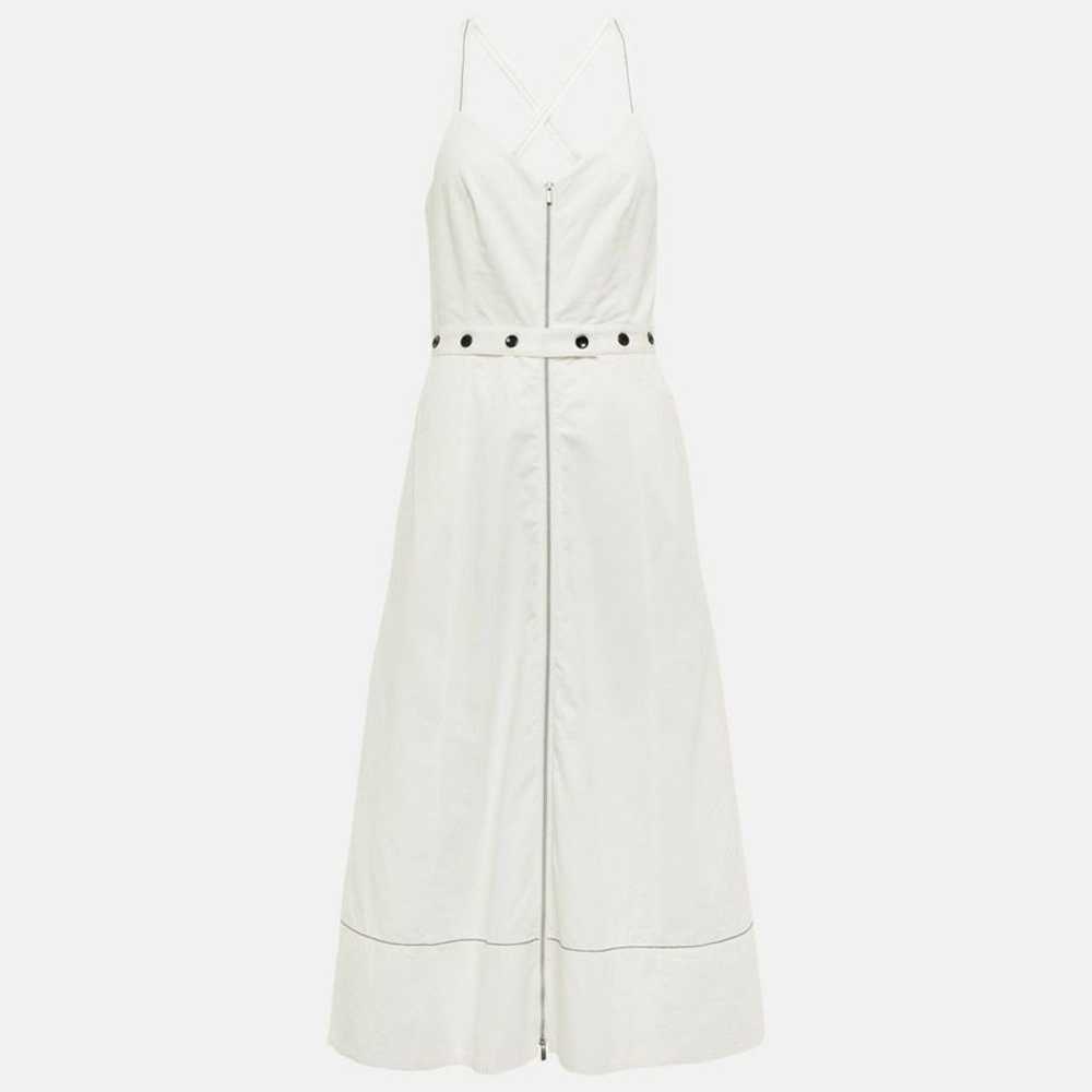 $495 Proenza Schouler Belted Zip Front Cotton Lin… - image 5